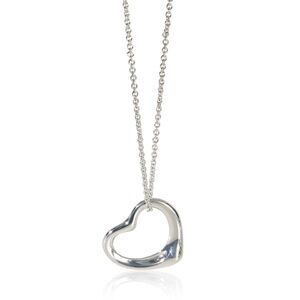 Tiffany & Co Sterling Silver Elsa Peretti Open Heart Pendant